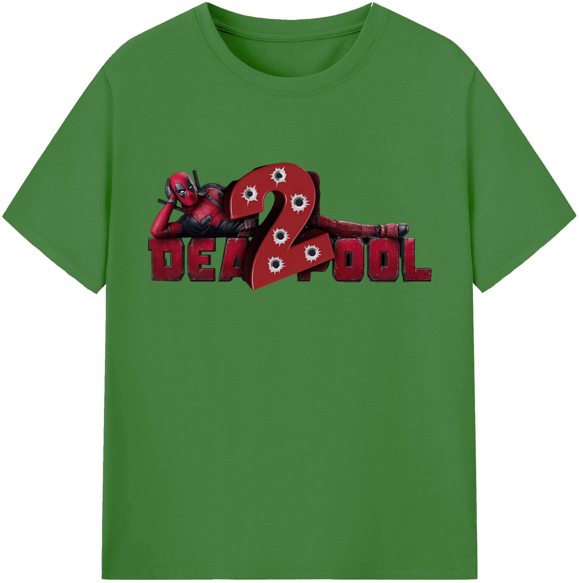 （画像用） Deadpool デッドプール レディースカジュアルプリントTシャツ（綿100％）